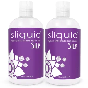 Sliquid Silk Hybrid Lubricant - Long Lasting & Water-Based