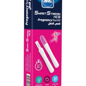 AME smart stream pregnancy test kit provides highly accurate results in just 40 seconds with its easy-to-use midstream design.