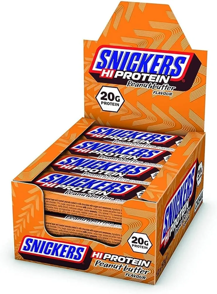 Snickers Hi Protein Peanut Butter Bar - 20g Protein
