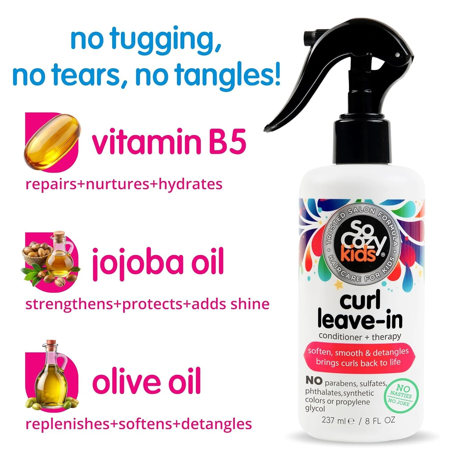 SoCozy Curl Leave-In Conditioner for Kids - Image 3