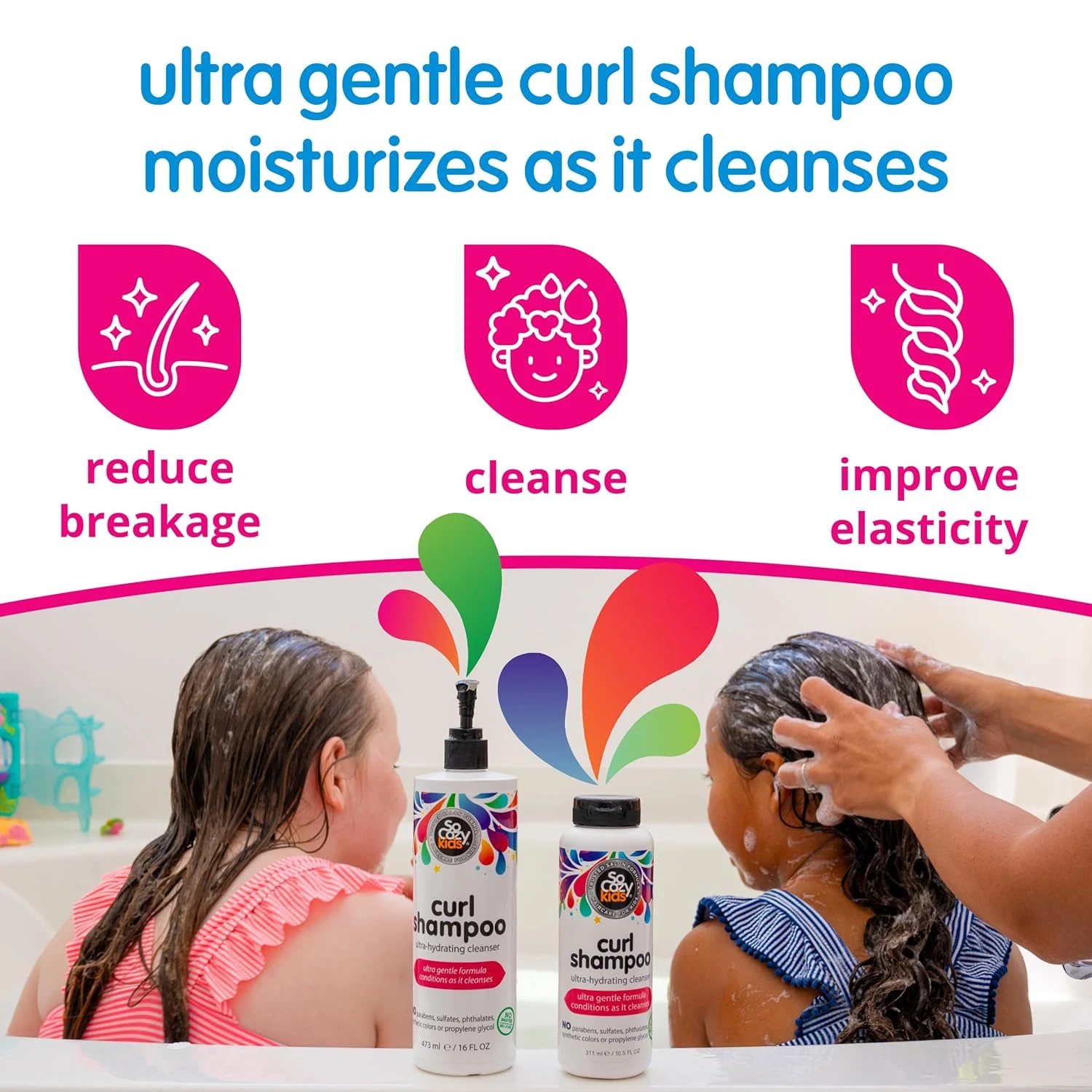 SoCozy Curl Shampoo - Frizz Free Kids Curls - Image 2