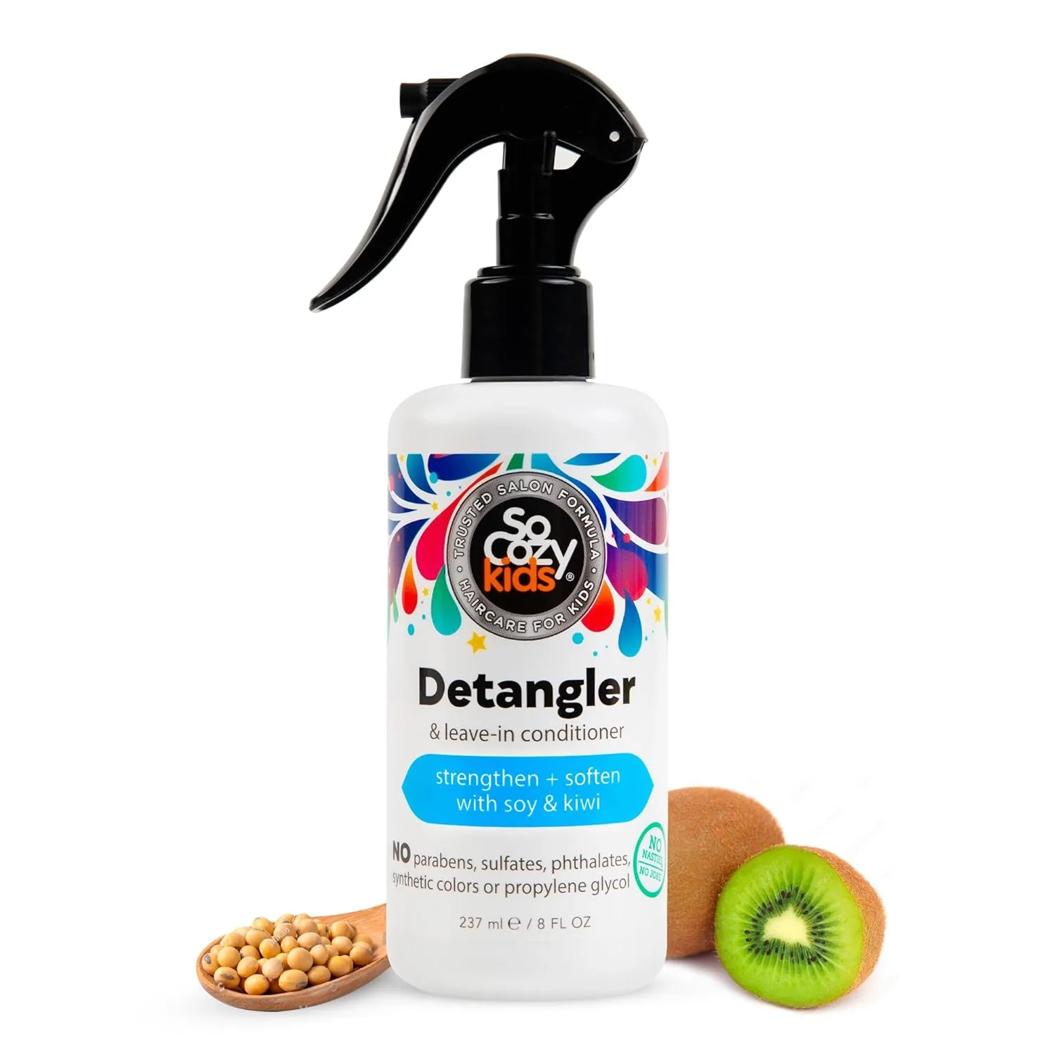SoCozy Kids Detangler Spray - Softens & Strengthens