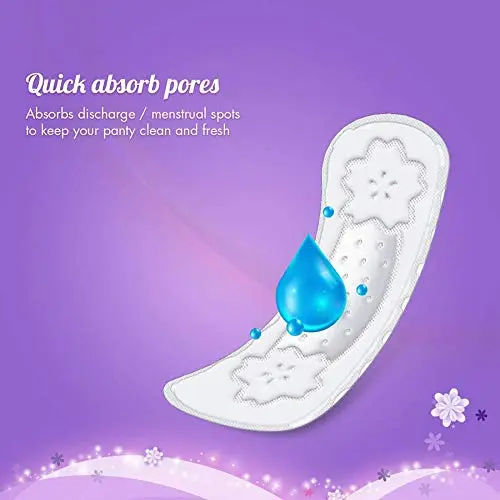 A pack of Sofy Daily Fresh panty liners with quick absorb pores for clean, comfortable, and discreet protection against discharge and menstrual spots, keeping your panty fresh all day.