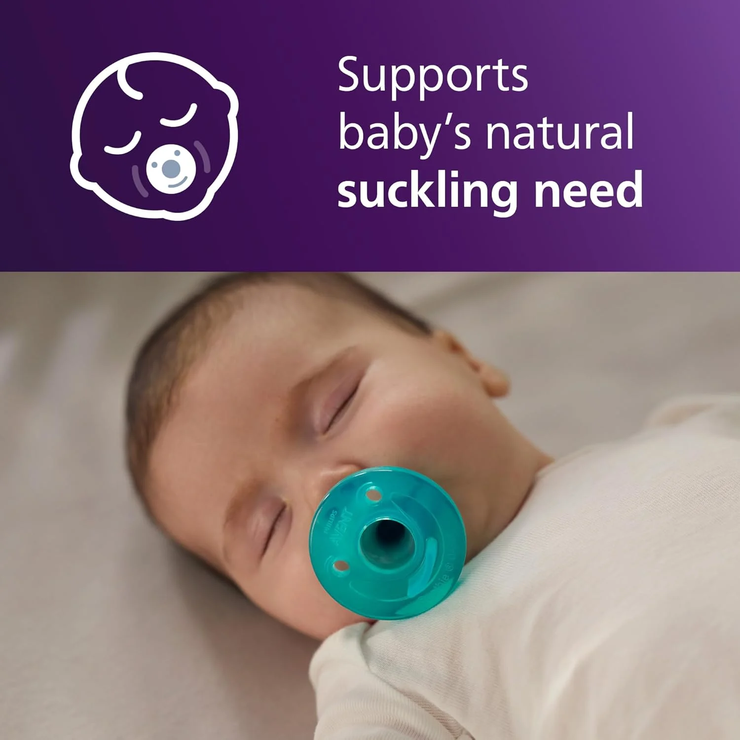 Soothie Pacifier 0-3 Months - 4 Pack - Image 2