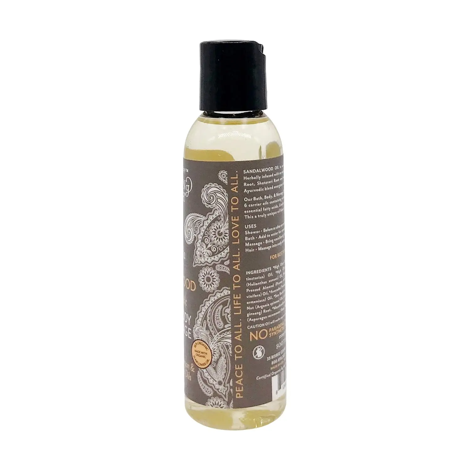 Soothing Touch Sandalwood Body & Massage Oil - Organic - Image 2