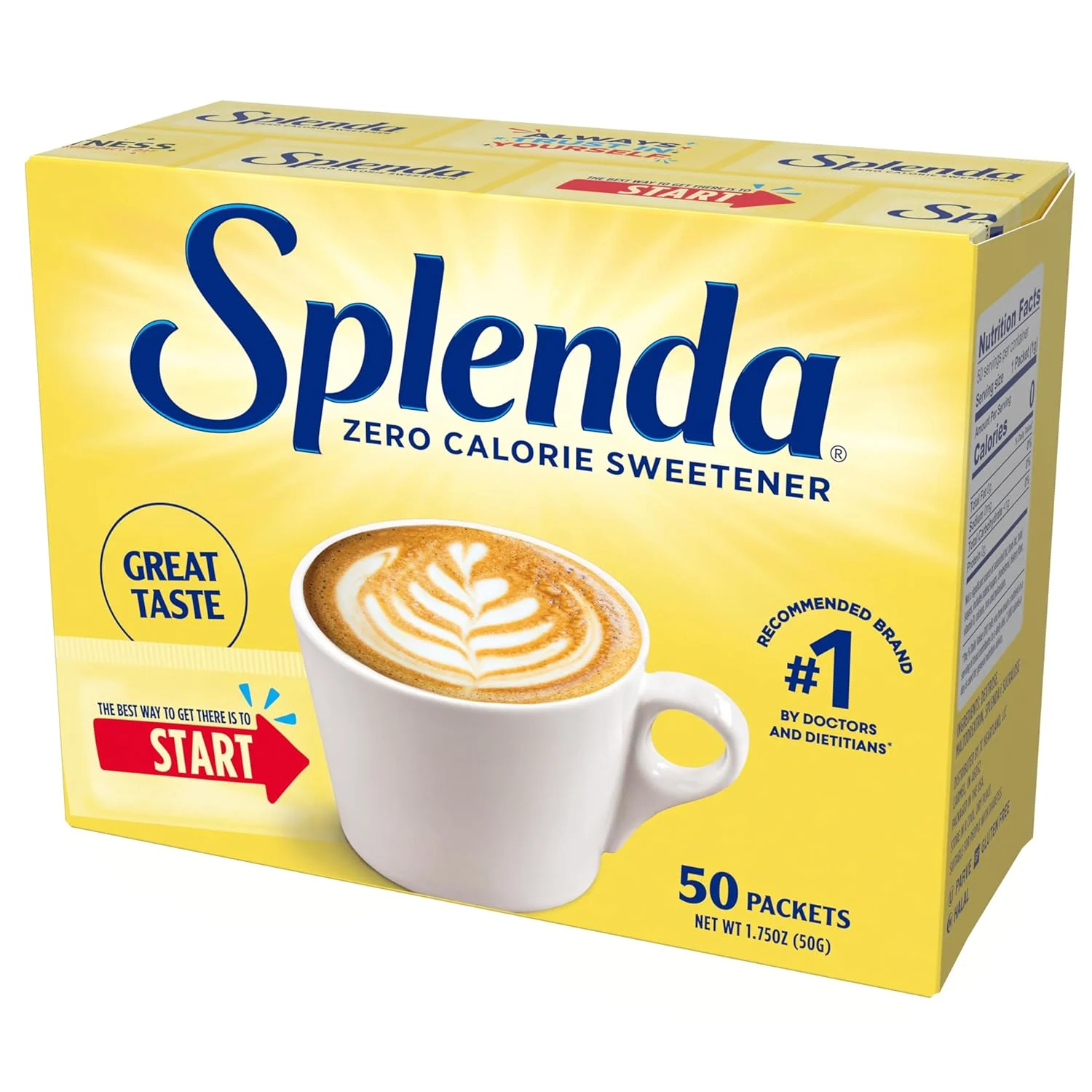 Splenda No Calorie Sweetener Packets - Sugar Free