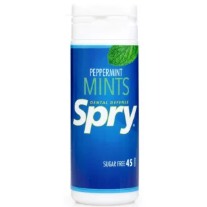Spry Xylitol Mints - Power Peppermint - Sugar Free