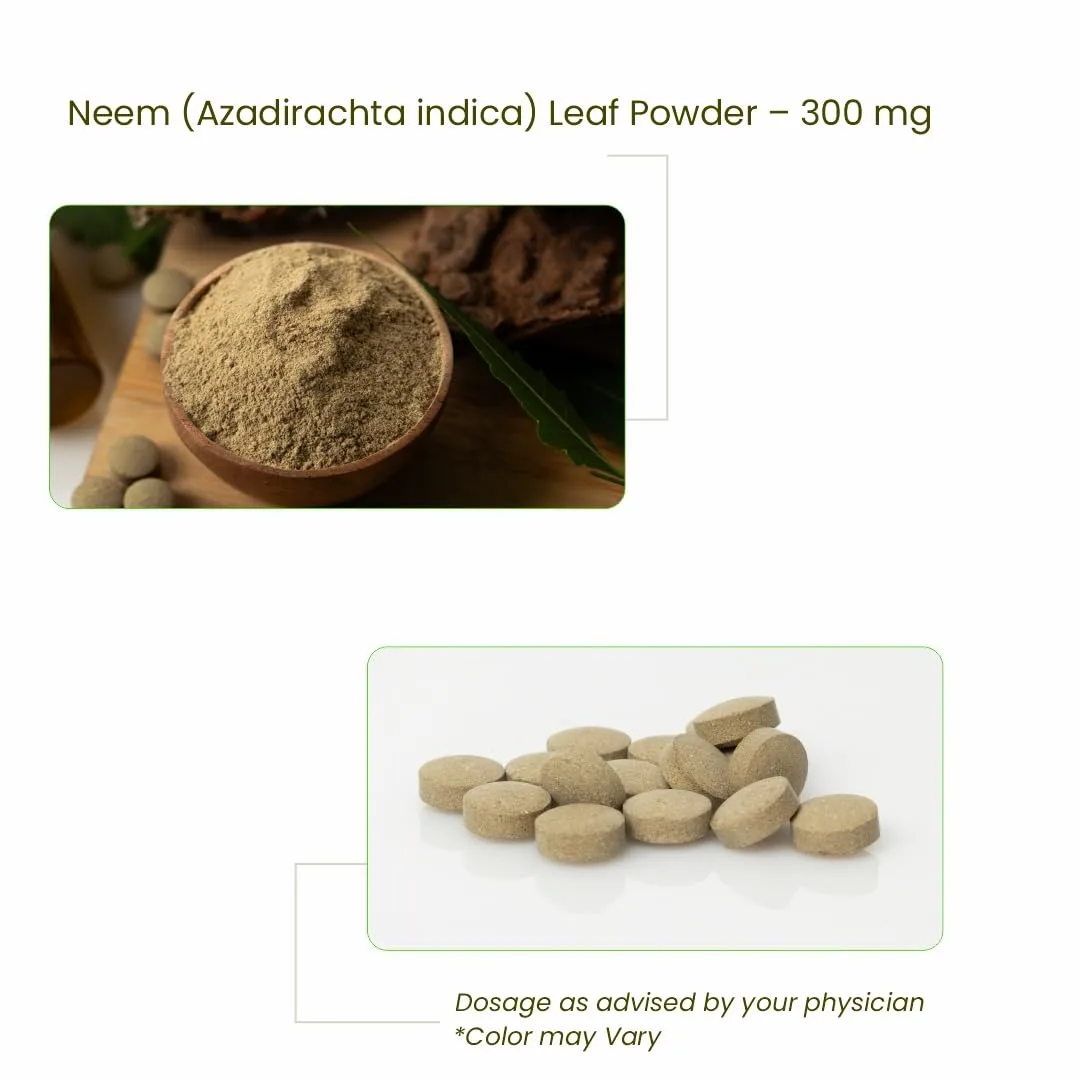Sri Sri Tattva Neem Tablets - Skin Wellness & Blood Purifier - Image 5