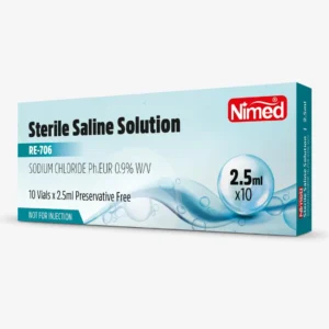 Sterile Saline Solution 0.9% - 2.5ml Single Use