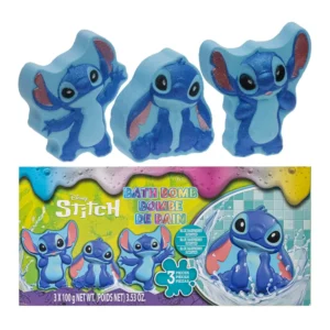 Stitch Bath Bombs Kids, Rainbow Colors, Berry Scent