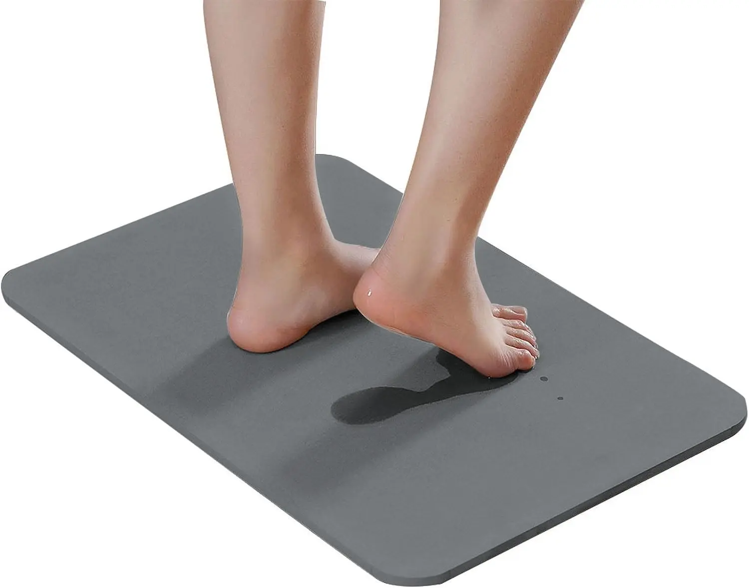 Stone Bath Mat Quick Dry Non-Slip Diatomaceous Earth