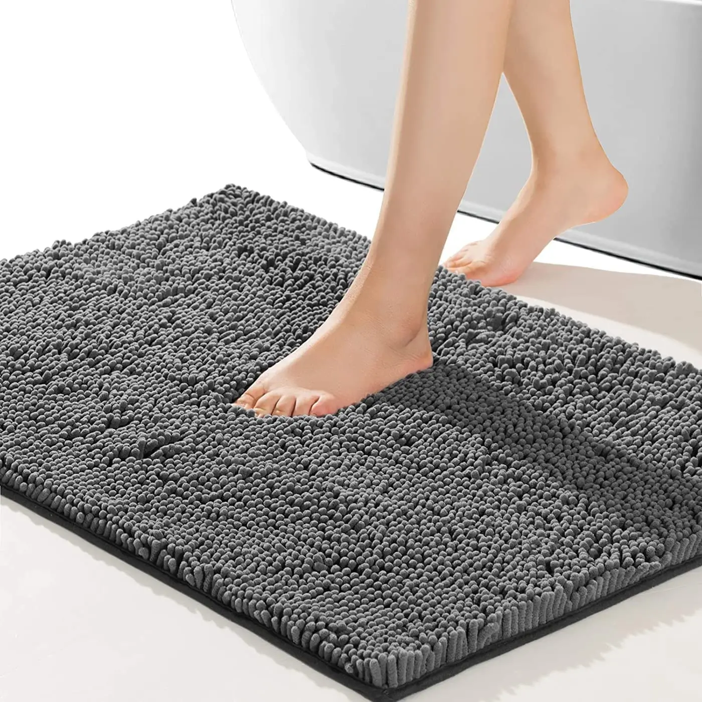 Stone Bath Mat Quick Dry Non-Slip Diatomaceous Earth - Image 7