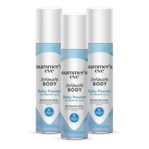 Summer's Eve Baby Powder Spray - 3 Pack