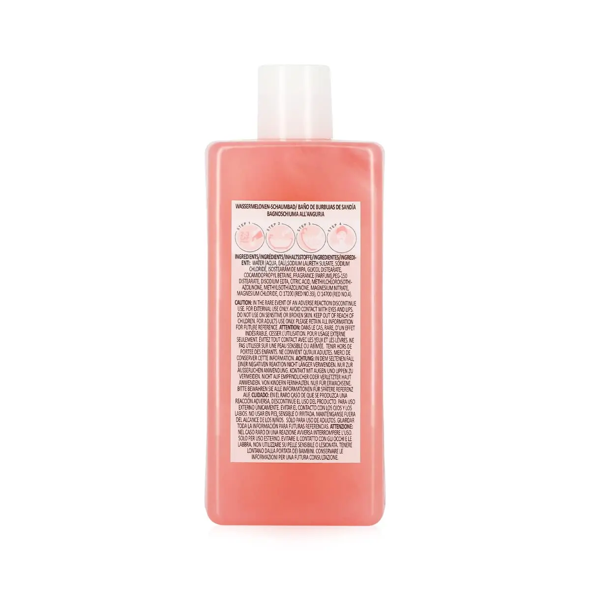 Sunday Rain Watermelon Bubble Bath is a hydrating bathwater additive, enriched with vitamins and watermelon extract to moisturize skin and invigorate the senses.