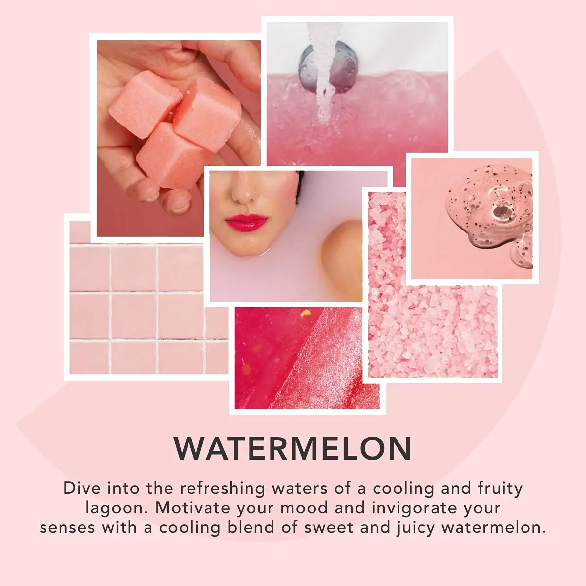 Sunday Rain Watermelon Bubble Bath is a hydrating bathwater additive, enriched with vitamins and watermelon extract to moisturize skin and invigorate the senses.
