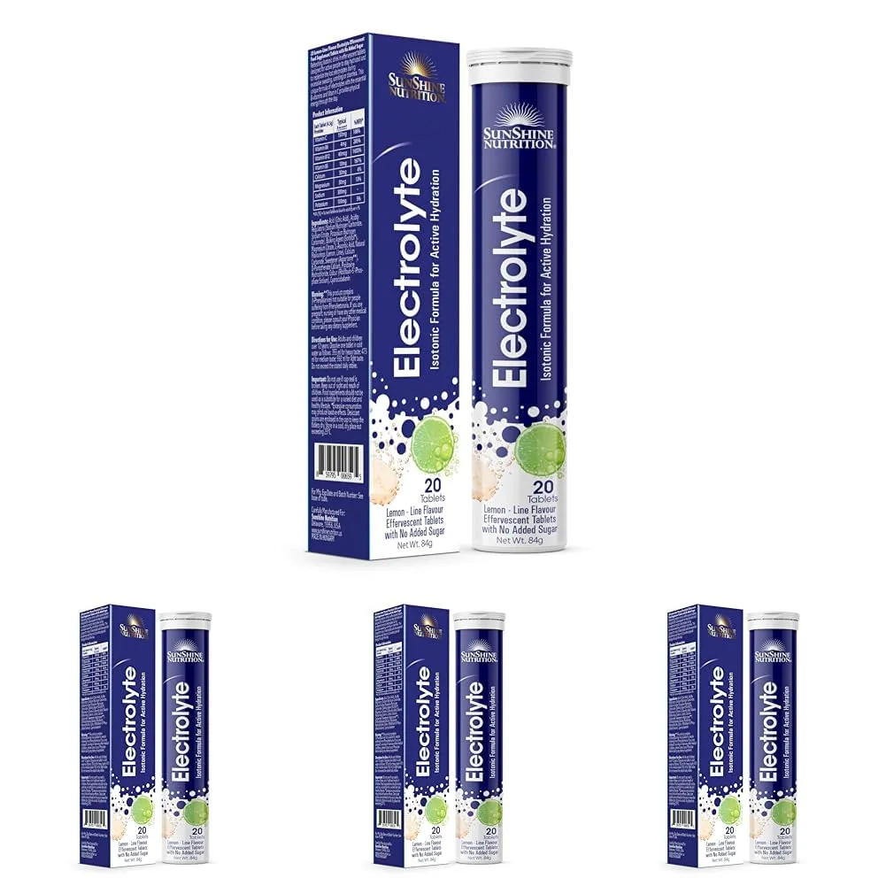 Sunshine Nutrition Electrolyte Effervescent - 20 Tablets - Image 3
