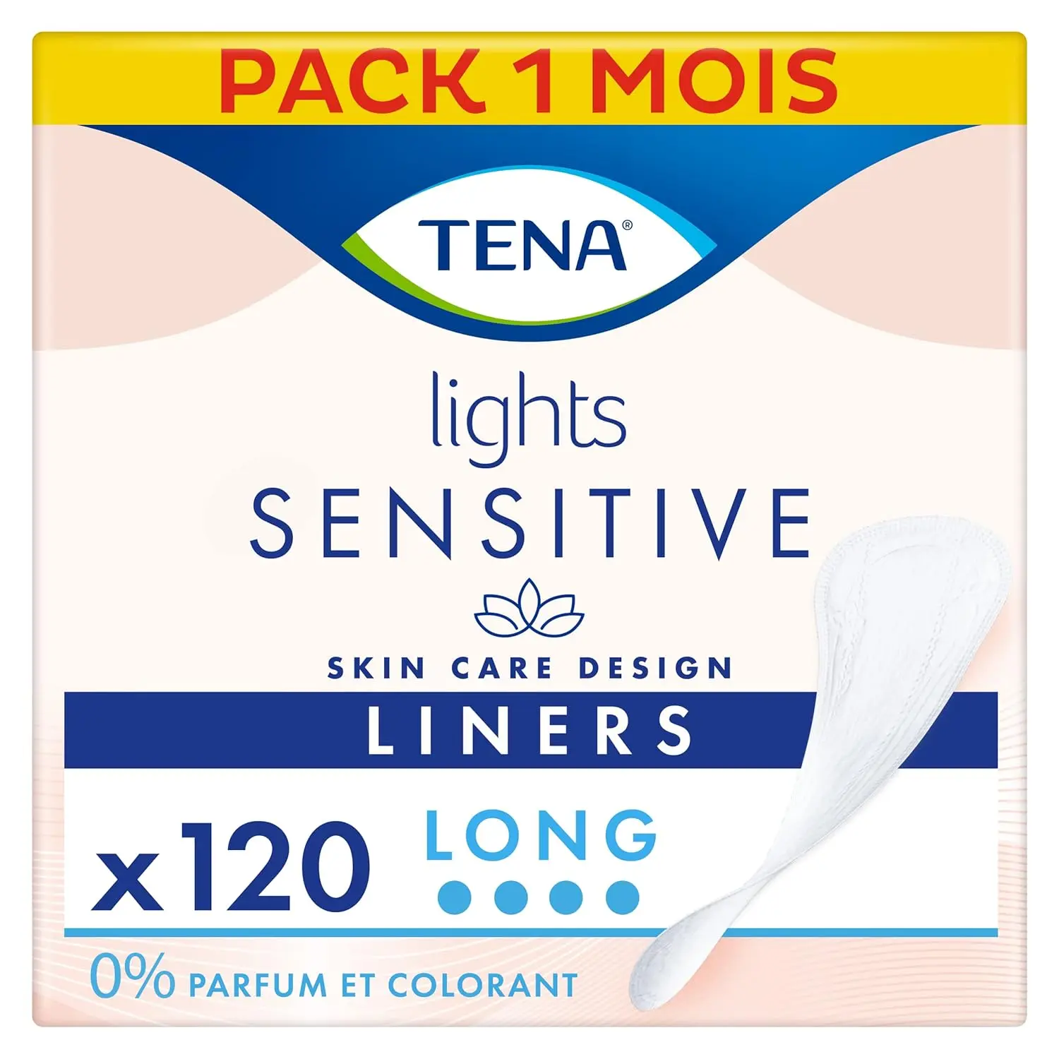 TENA Lights Long Liners provide discreet and comfortable protection for women experiencing light bladder weakness, featuring breathable, unscented materials ideal for sensitive skin.