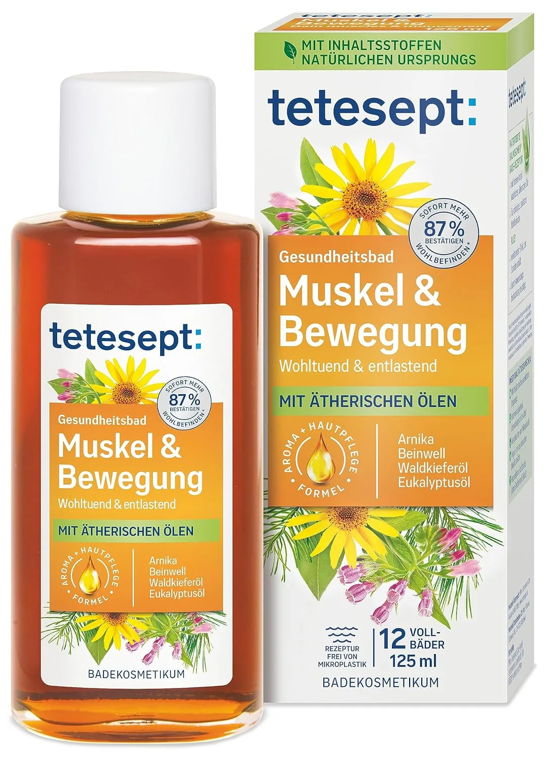 tetesept Muscle Bath: Relaxation with Essential Oils