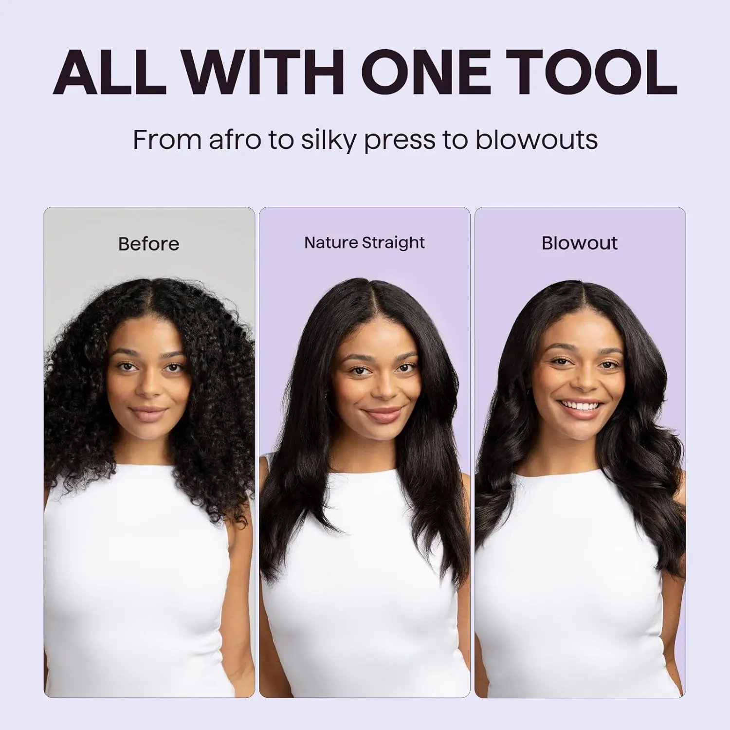 Pink Wavytalk thermal brush with negative ion technology for creating voluminous curls and a smooth, frizz-free blowout look with less heat damage.