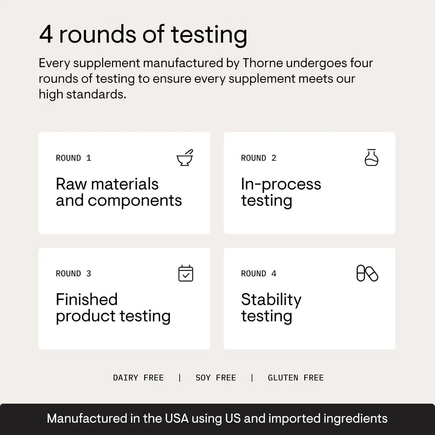 A container of THORNE FiberMend prebiotic fiber powder, designed to promote healthy bowel regularity and balanced gut flora with a well-tolerated, soluble fiber formula that mixes easily and is free from gluten and major allergens.