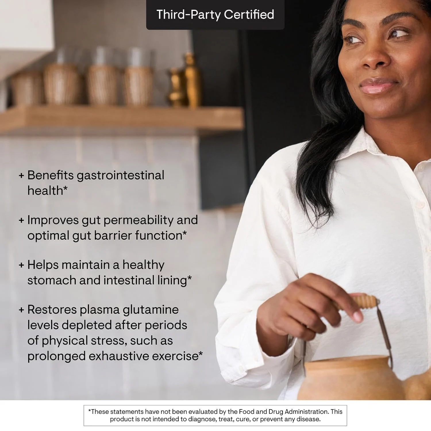 THORNE L-Glutamine - Gut & Immune Support - 90 Capsules - Image 5