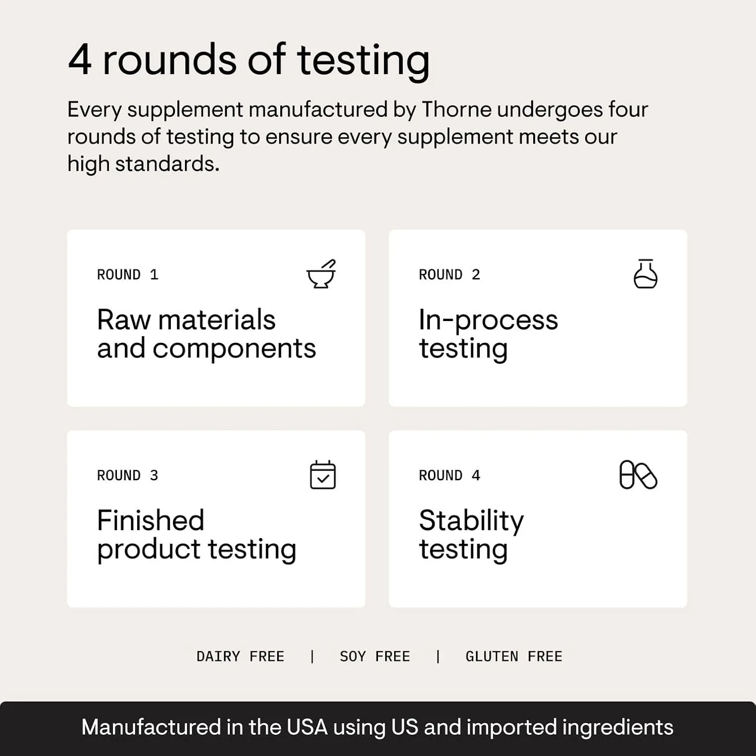 THORNE L-Glutamine - Gut & Immune Support - 90 Capsules - Image 7