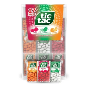 Tic Tac Mega Box Variety Mints: Freshmint, Orange, Fruit