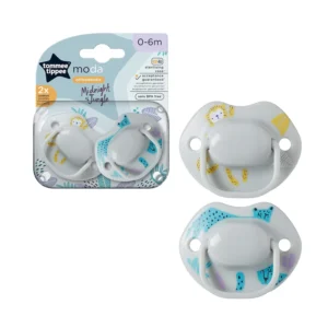Tommee Tippee Moda Soothers 0-6m, Steriliser Box
