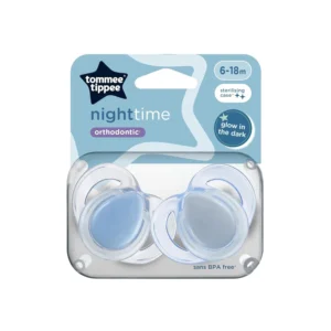 Tommee Tippee Night Time Glow Soothers 6-18m