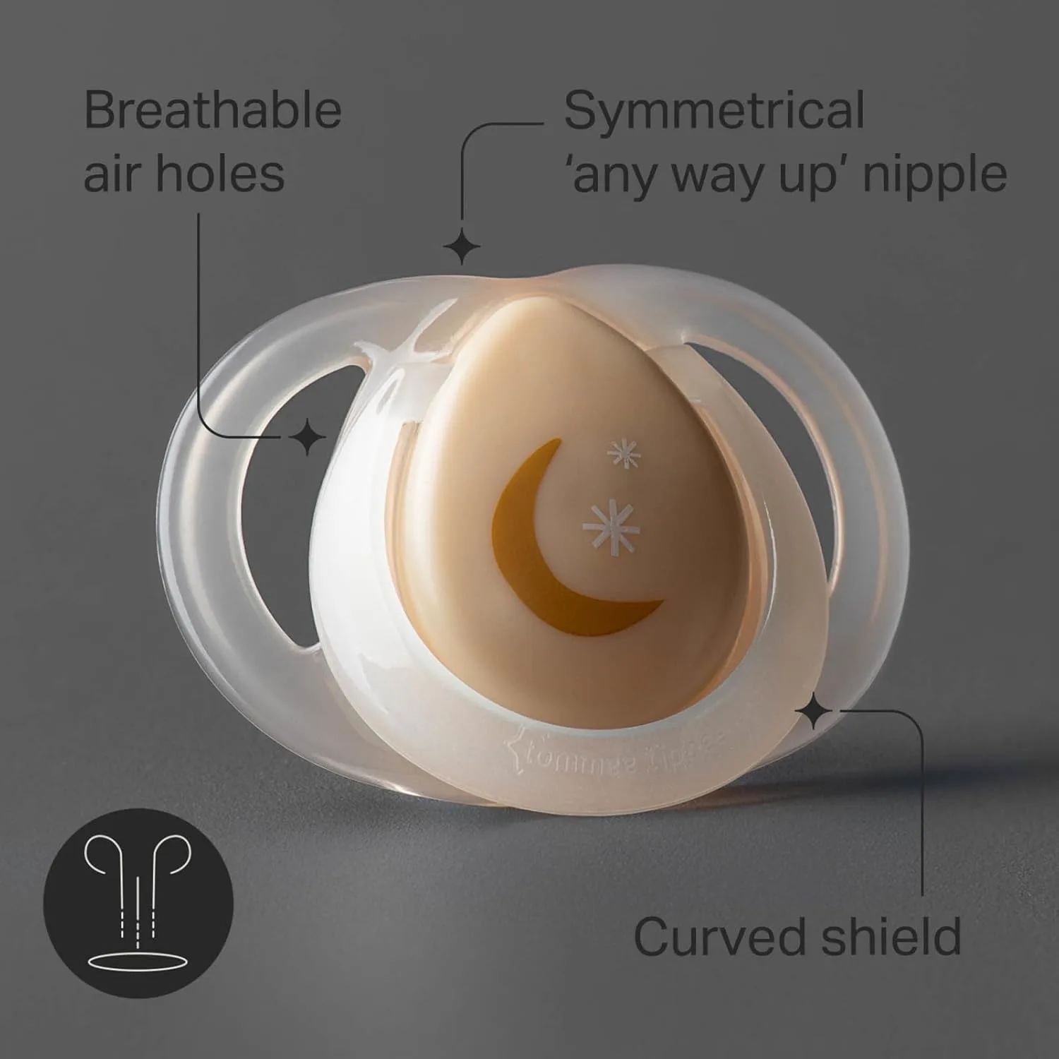 Tommee Tippee Night Time Soothers 6-18m, 6 Pack - Image 3