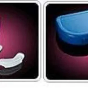 Two TotalGard StressGard night mouth guards for teeth grinding, bruxism, and TMJ relief.