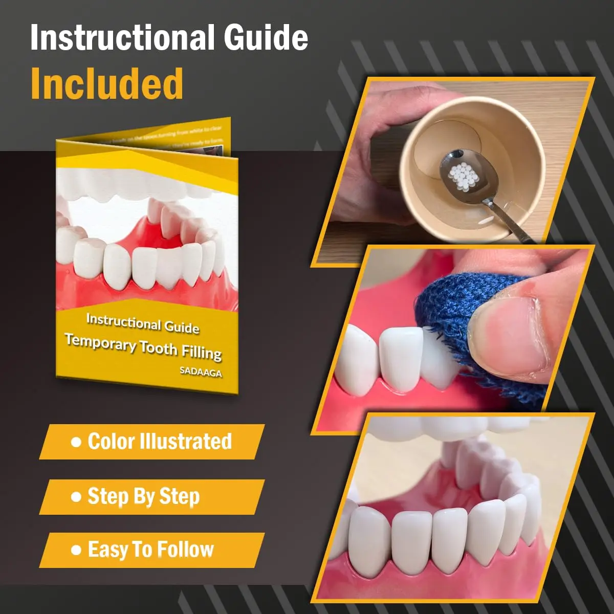 Tooth Repair Kit, Fake Teeth, Temporary Filling - Image 4