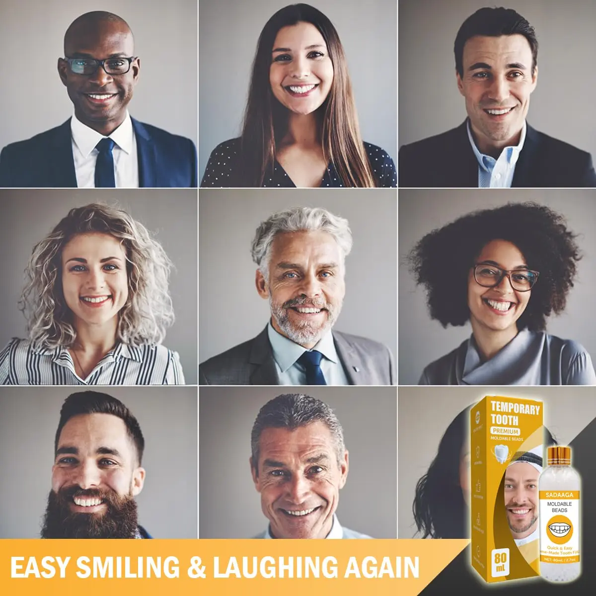 Tooth Repair Kit, Fake Teeth, Temporary Filling - Image 7