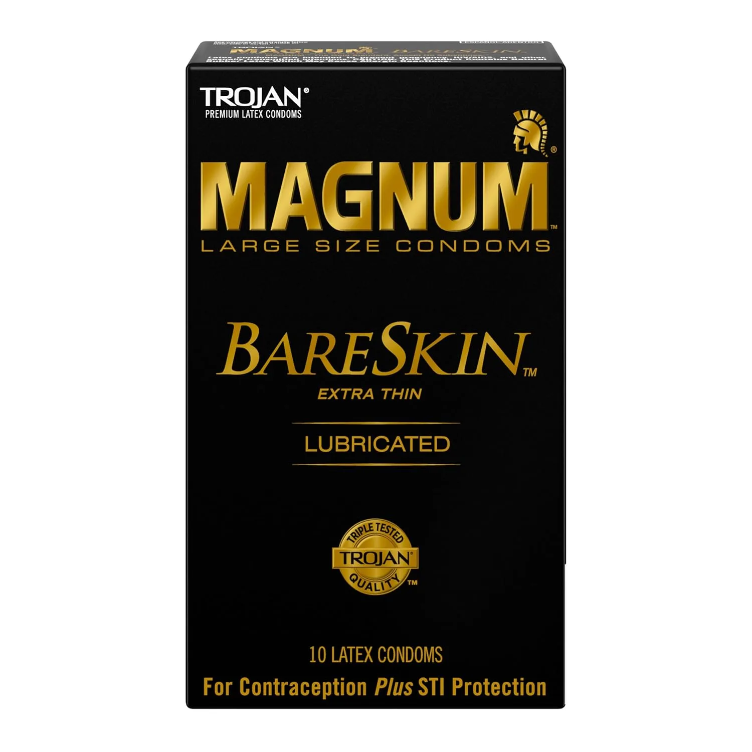 Trojan Magnum BareSkin Large Condoms - 10 Count