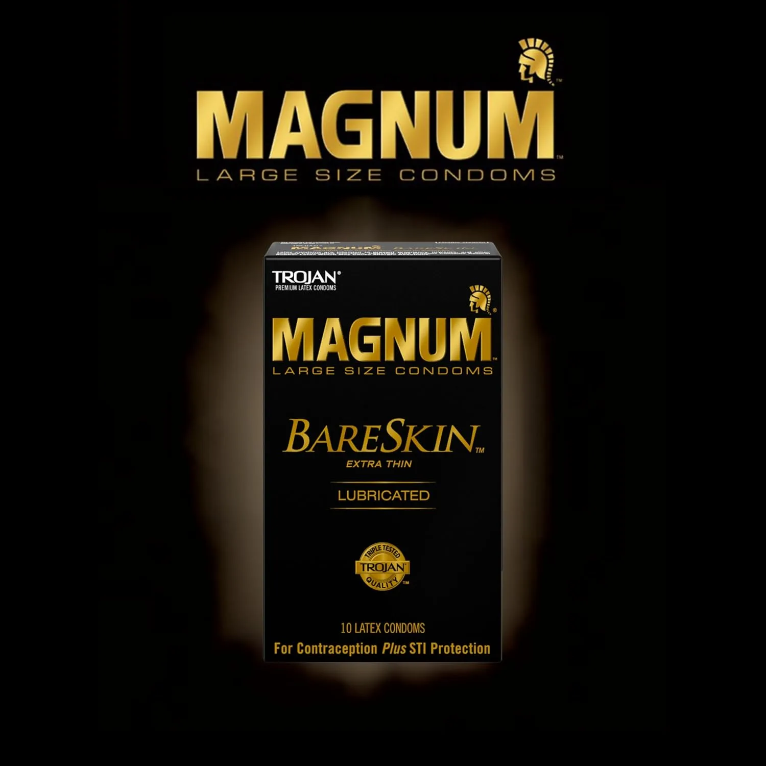 Trojan Magnum BareSkin Large Condoms - 10 Count - Image 6