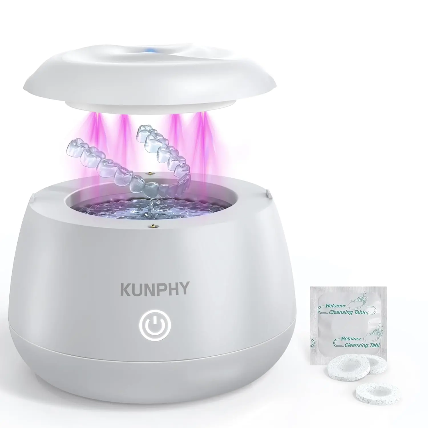 Ultrasonic Retainer Cleaner Pod with Tablets