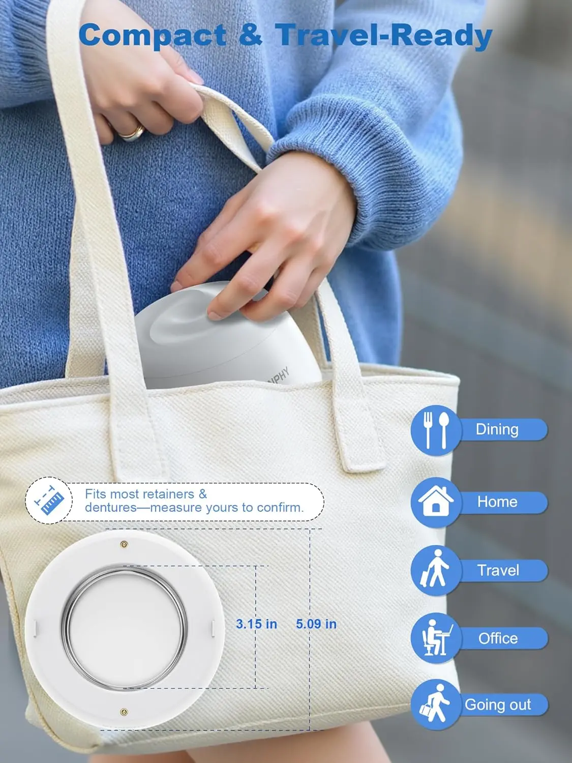 Ultrasonic Retainer Cleaner Pod with Tablets - Image 6