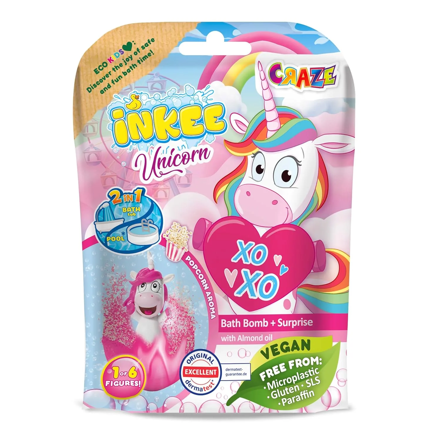 Unicorn Bath Bomb Kids - Vegan & Dermatologist Approved - Image 2