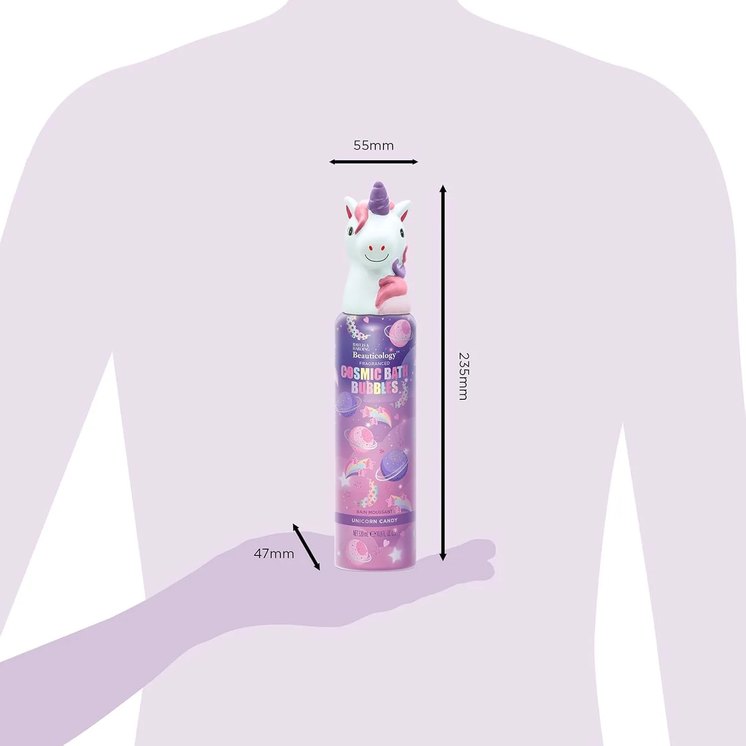 Unicorn Candy Bubble Bath Gift - Vegan & Cruelty-Free - Image 4