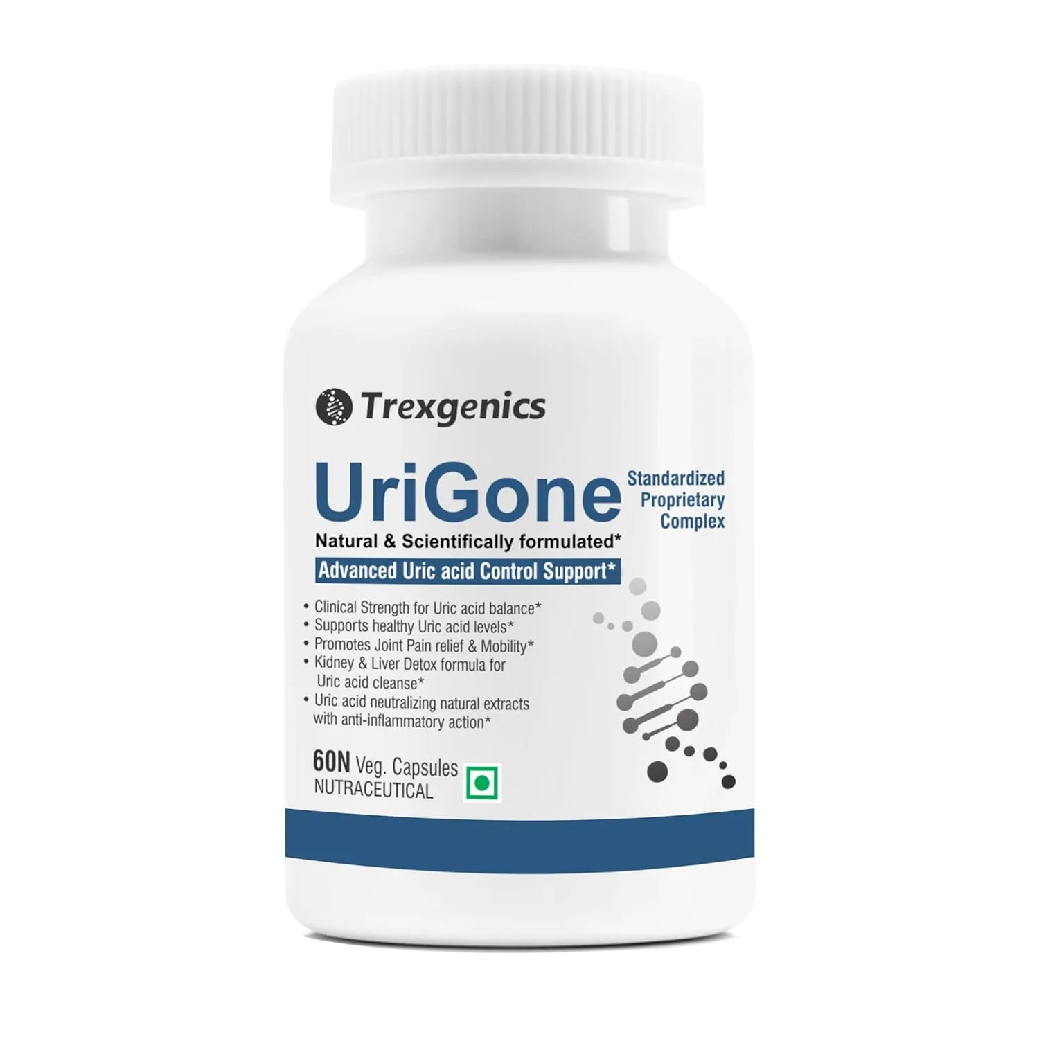 URIGONE Uric Acid Support - Natural Gout Formula