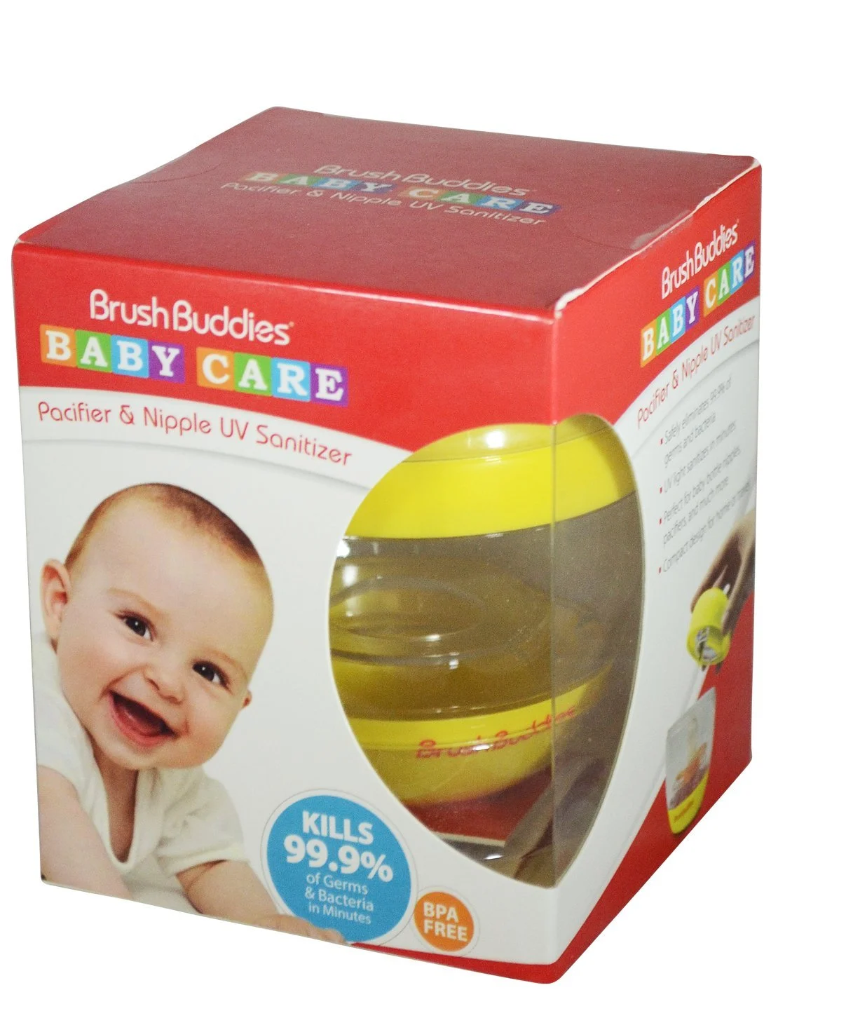 UV Pacifier Sanitizer - Kills 99.9% Germs, Portable