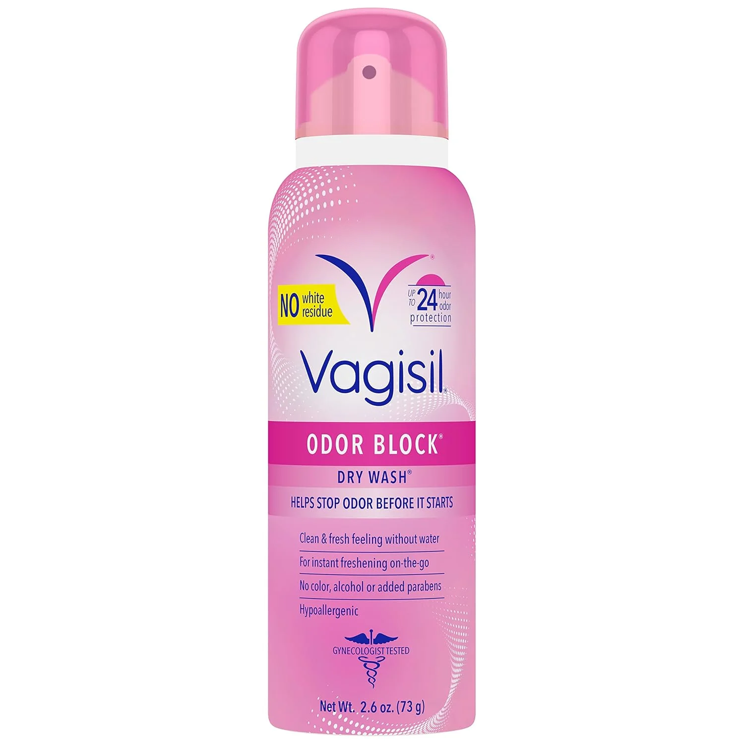Vagisil Odor Block Dry Wash Spray - Feminine Hygiene