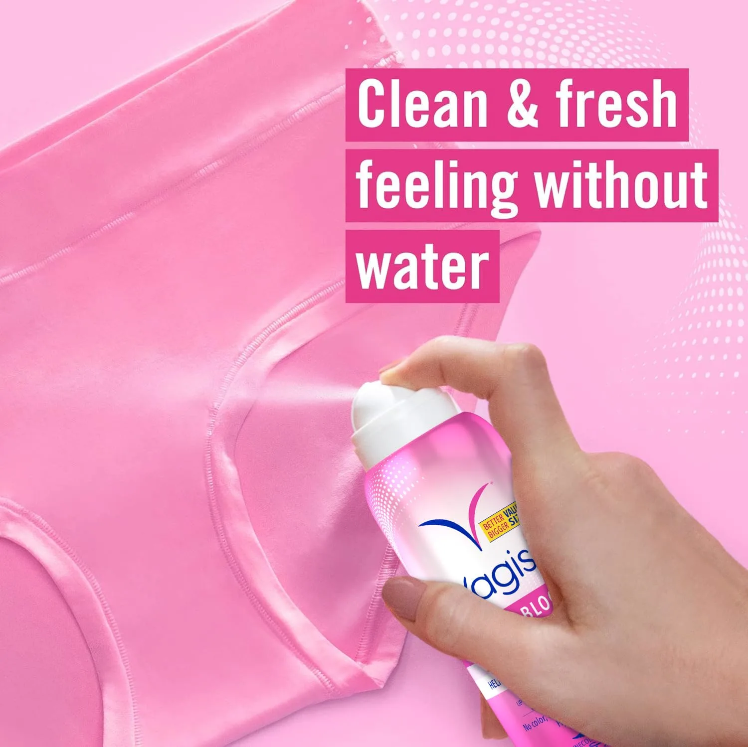 Vagisil Odor Block Dry Wash Spray - Feminine Hygiene - Image 4