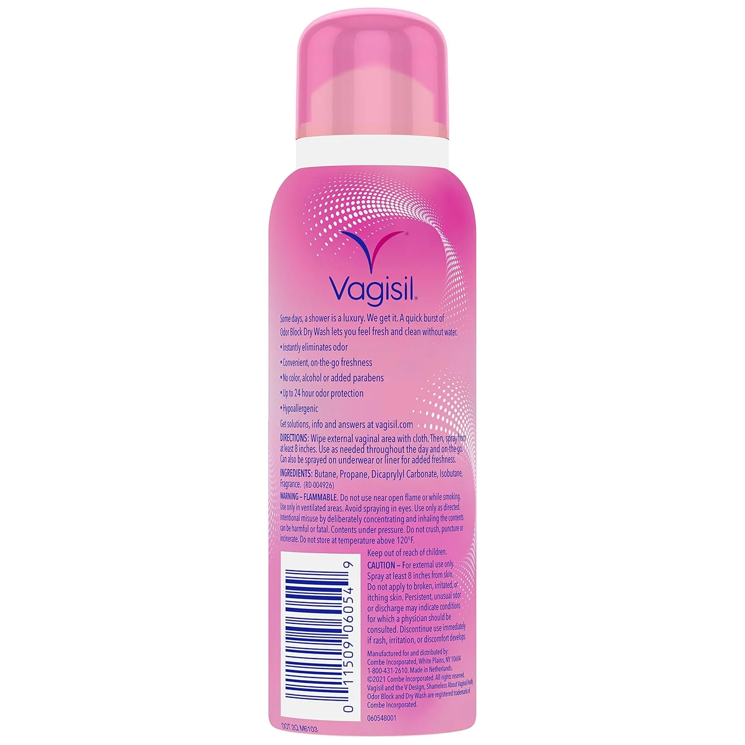 Vagisil Odor Block Dry Wash Spray - Feminine Hygiene - Image 6
