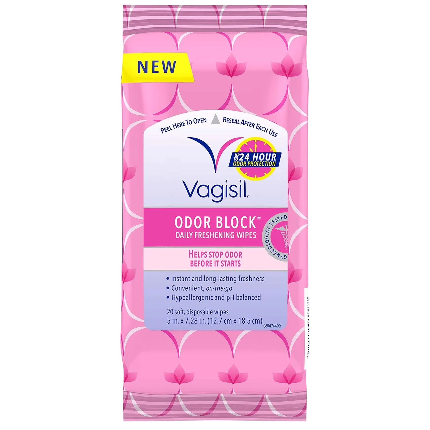 Vagisil Odor Block Wipes - Daily Feminine Freshness