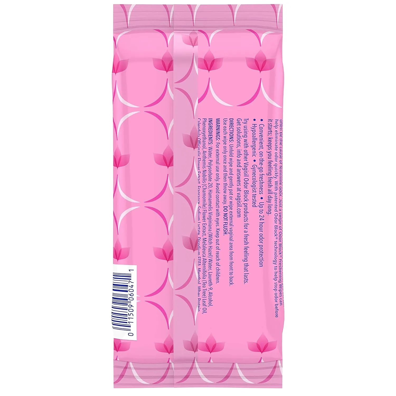 Vagisil Odor Block Wipes - Daily Feminine Freshness - Image 2