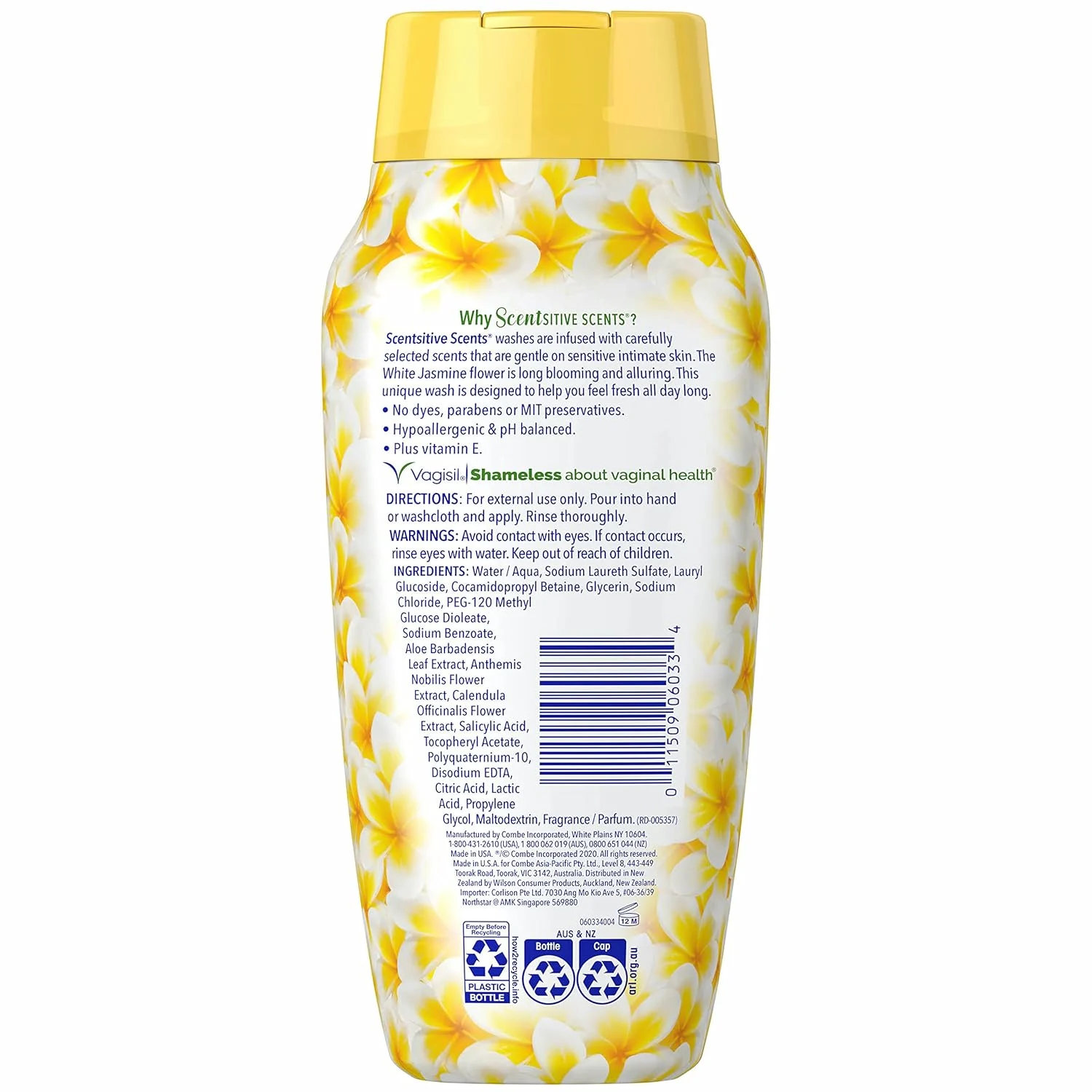 Vagisil White Jasmine Feminine Wash - Fresh & Gentle - Image 4