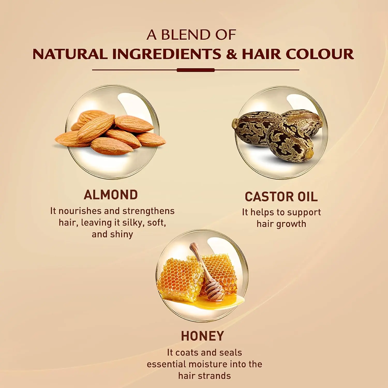 Vatika Naturals medium brown hair color covers gray and nourishes hair with natural ingredients, leaving it healthy and vibrant.