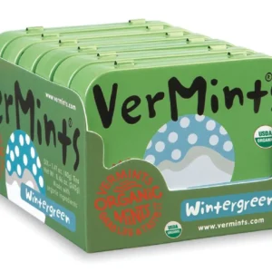 Vermints Wintergreen Organic Mints - Gluten-Free & Vegan