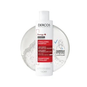 Vichy Dercos Energy + shampoo with Aminexil and Vitamin C strengthens and revitalizes hair, clinically reducing hair loss in 6 weeks.